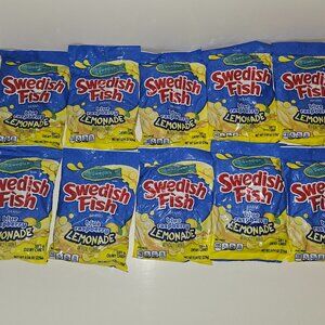 Blue Raspberry Lemonade Swedish Fish - 10 bags - 8.04 oz